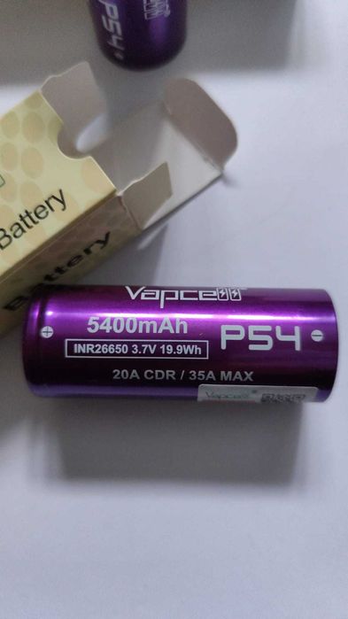 Baterie Vapcell 26650 P54 de 5400mAh 20A