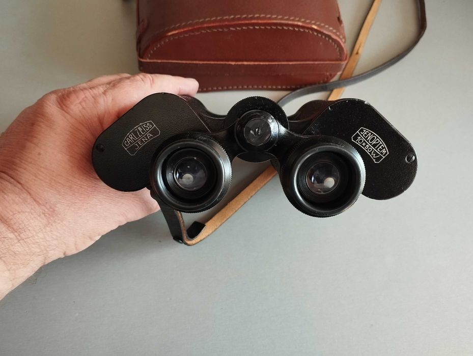 ТОП Немски Бинокъл Carl Zeiss Jena-JENOPTEM-10 х 50W--ГДР