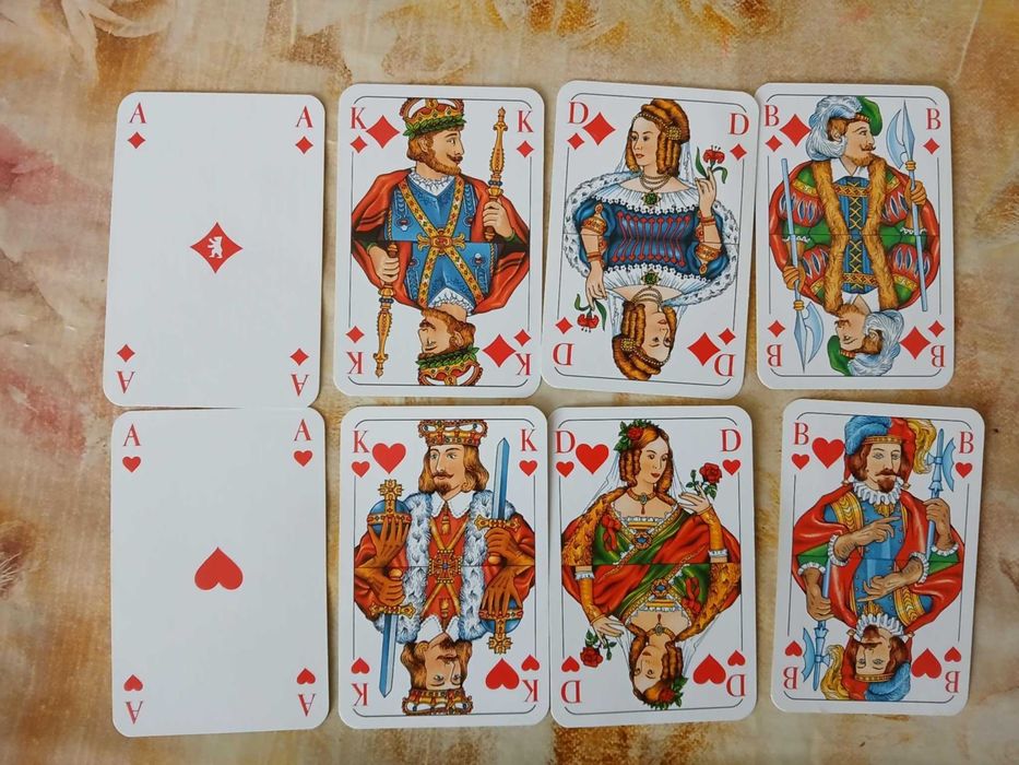 Стари карти за игра, оригинални немски