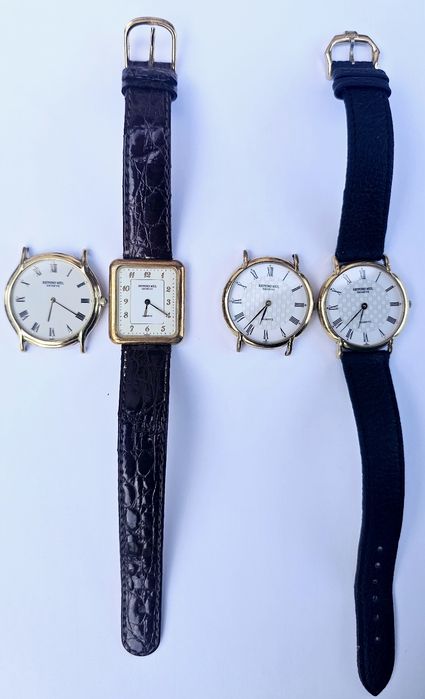Raymond Weil placate cu aur