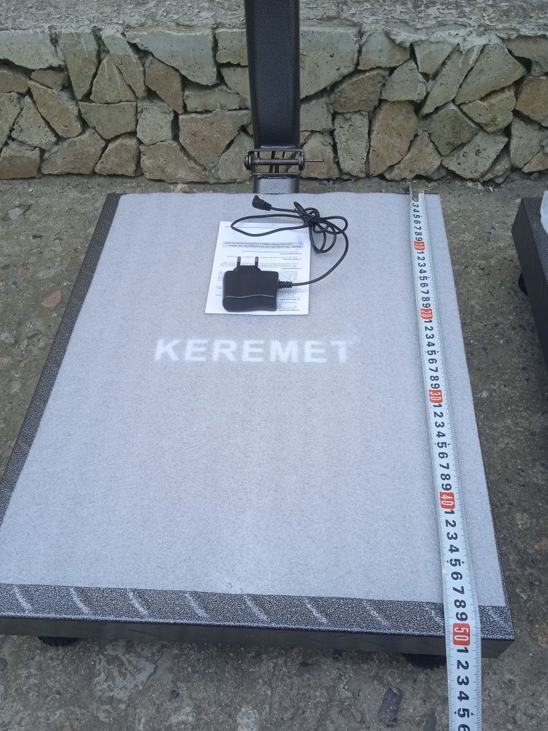 Весы Керемет электронные платформенные до 350кг новые в упаковке