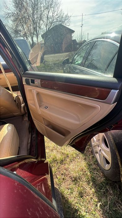 Interior piele cream cu memorii. centuri cu memorie pentru touareg