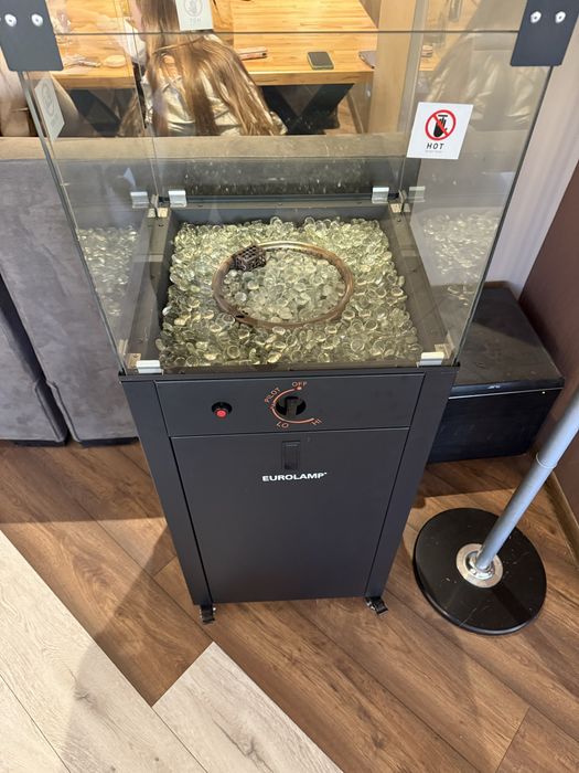 Газова подвижна камина 9,5 kw