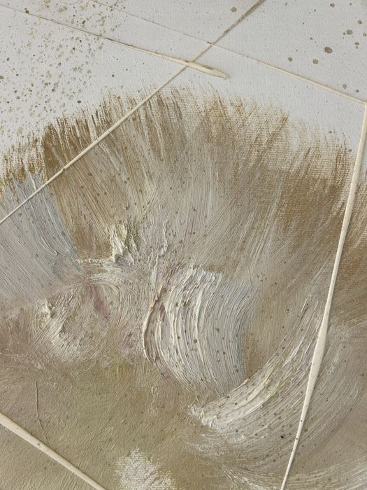 Маслената картина „Глухарче“ от Павел Митков 50/60