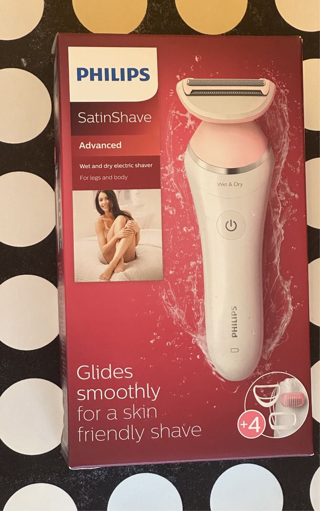 Epilator Phillips Satin Shave Advanced model BRL 140, nou