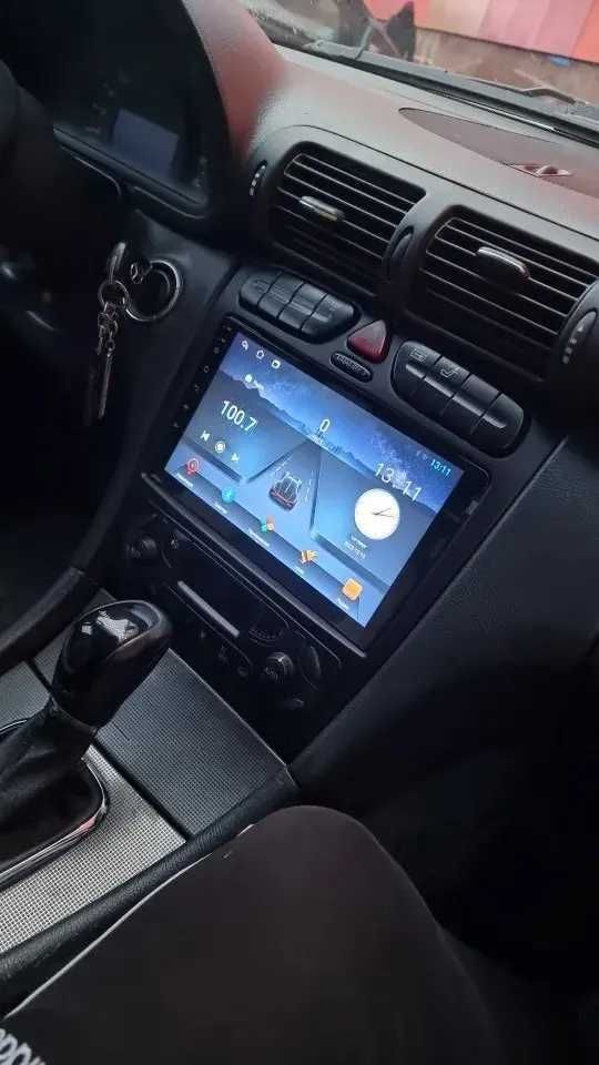 Navigatie Android Mercedes C-Class, CLK W203 W209 1-8GB RAM - CarPlay