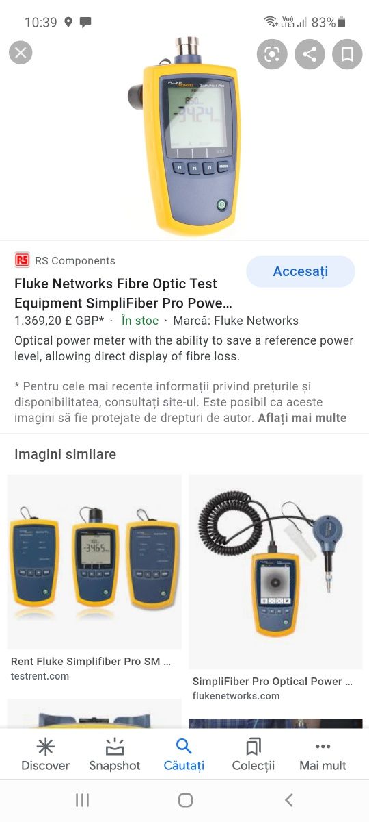 Tester Fluke Networks set