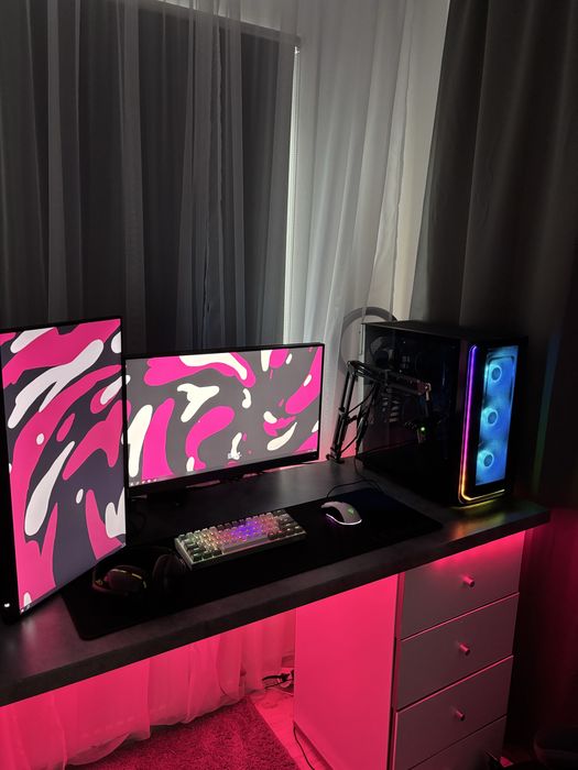 Setup Gaming Complet-i5+RTX 4060+32 RAM+VR+G29+MONITOARE 165&280hz