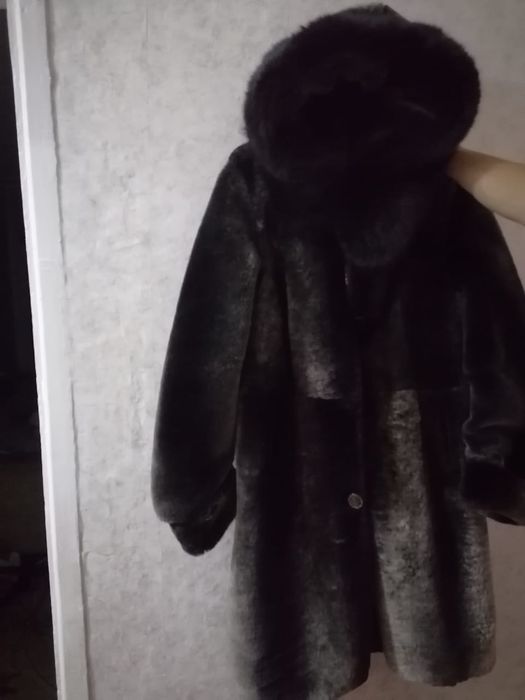 Шуба с мехом норки