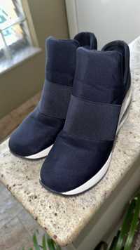 DKNY slipon Borg Sneakers, pantofi sport cu platforma