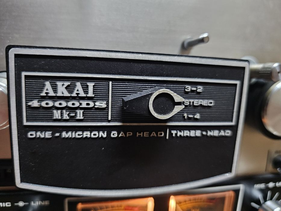 Vând magnetofon akai 4000 ds mk 2 servisat