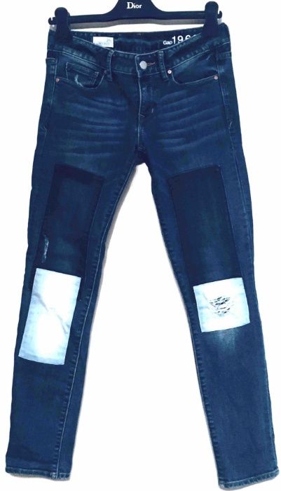 GAP Pantaloni Jeans/Denim Fashion/Chic Conici Blue Petice Oferta 1+1