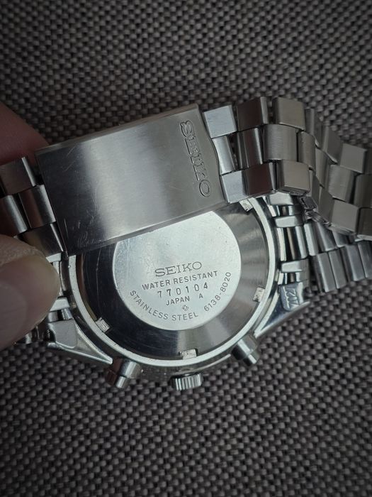 Vand sau Schimb Seiko  Panda  Chronograph 6138-8020
