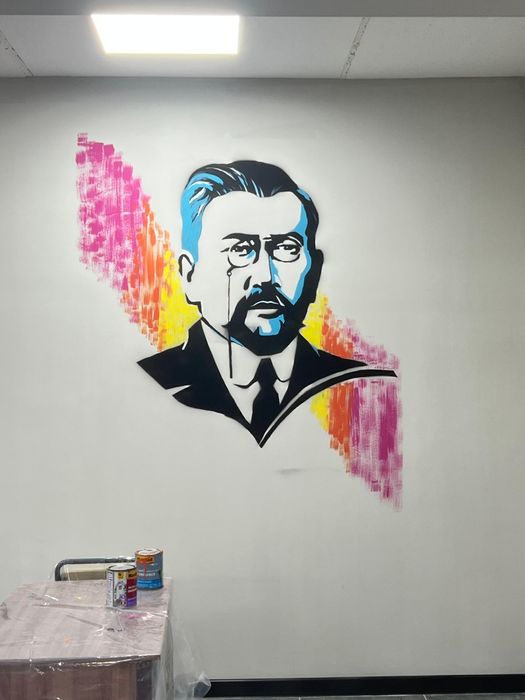 Роспись стен на обьем недорого