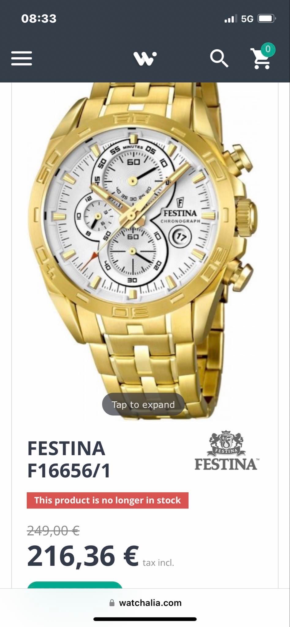 Мъжки часовник Festina