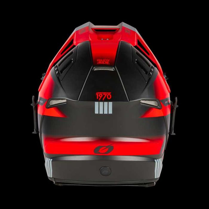 Ендуро каска O'NEAL EX-SRS HITCH Black/Gray/Red Размери: S,M,L,XL,2XL