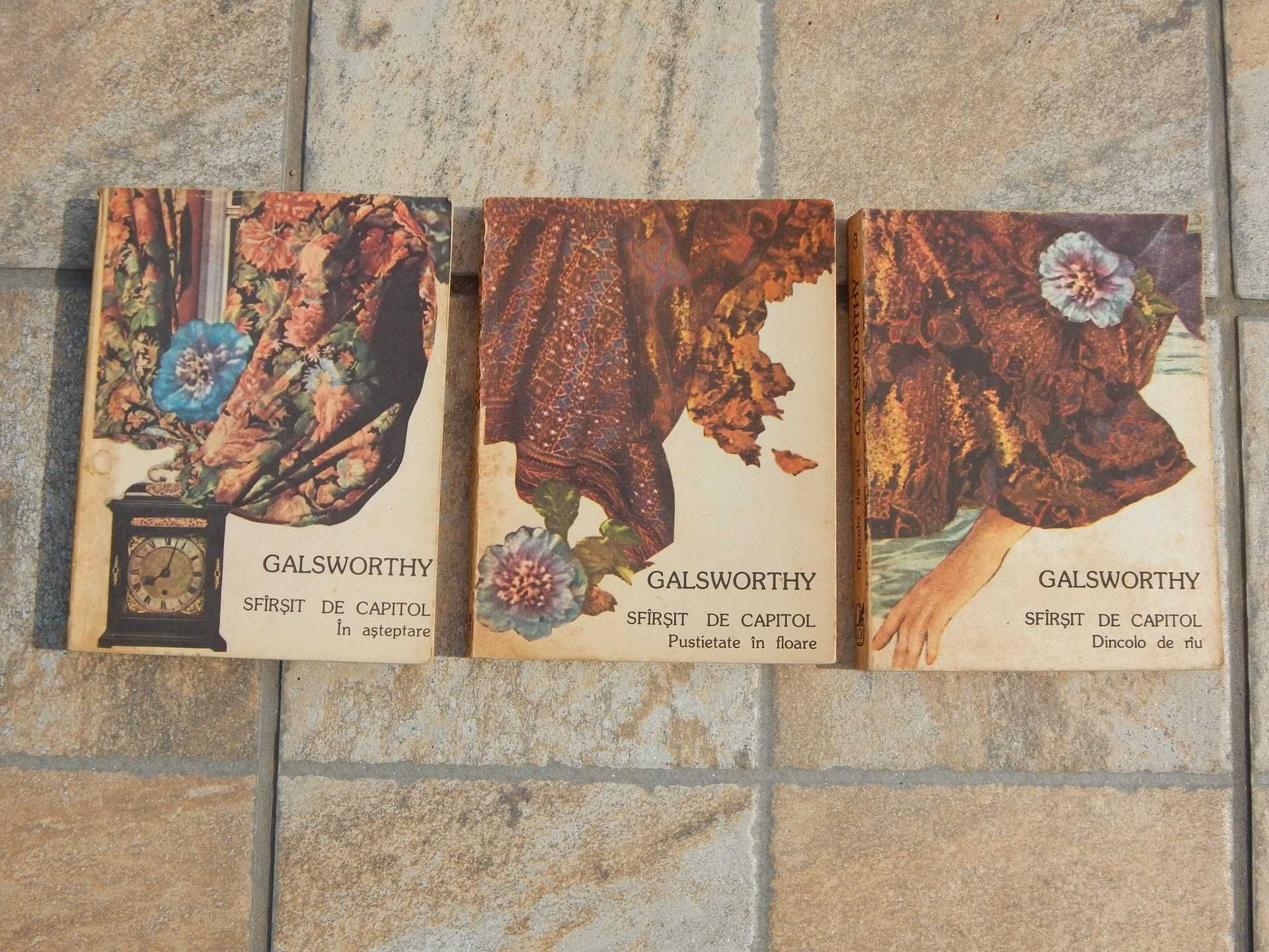 Sfarsit de capitol Galsworthy complet 3 vol Cartea Romaneasca 1983