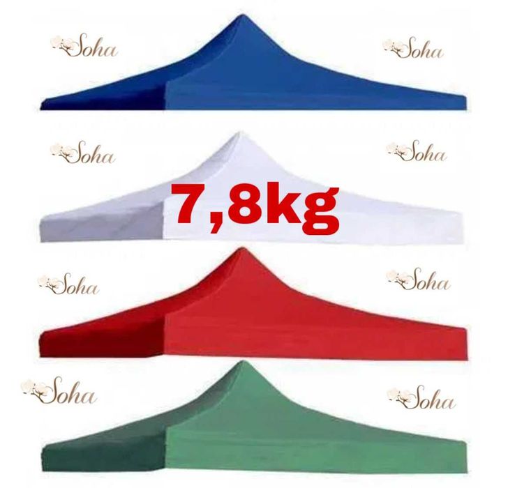 Prelata Acoperis 3x6 Calitate Premium SOHA 7,8KG pt Cort/Pavilion