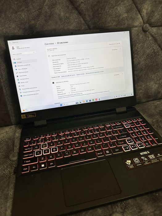 Ноутбук Acer nitro 5