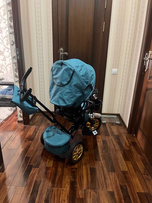 Трех колёсный велосипед, с ручкой для Родителя