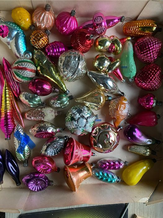 Игрушки ёлочные винтаж времён СССР