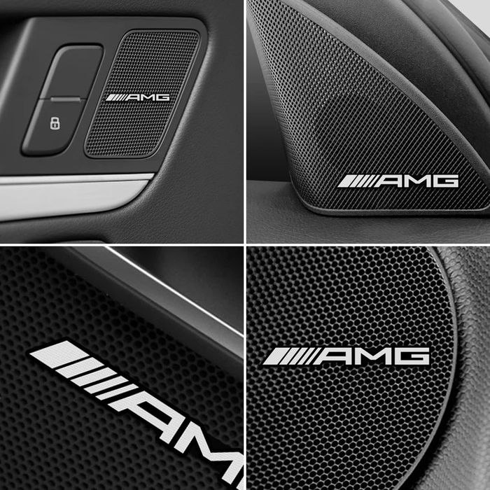Emblema volan AMG / Interior Mercedes / Sticker Sigla Stema