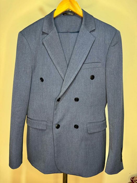 Костюм брюки на высокой посадке. Двойка.