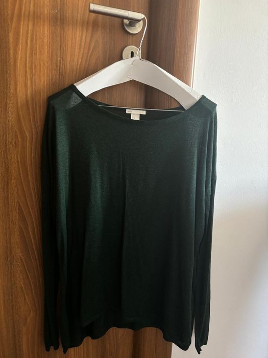 Vând pluover verde închis marca H&M
