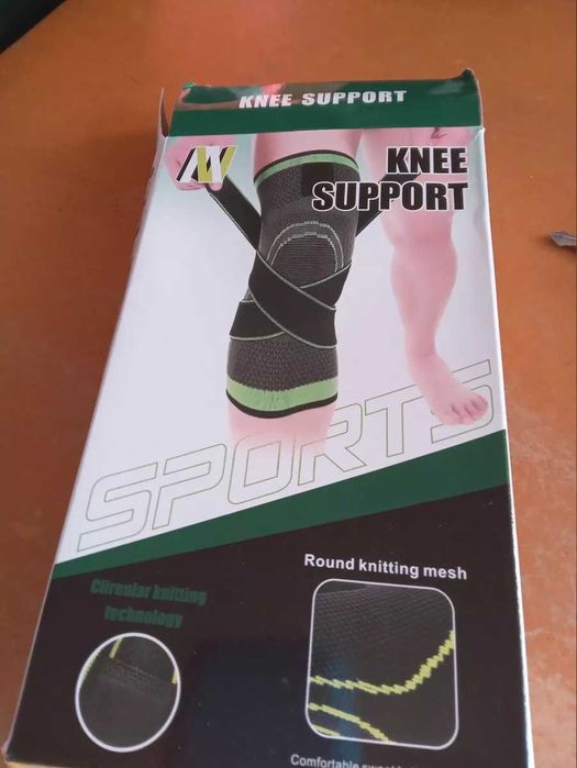 Комплект от 2 броя Спортни Наколенки с регулируеми връзки, Еластични