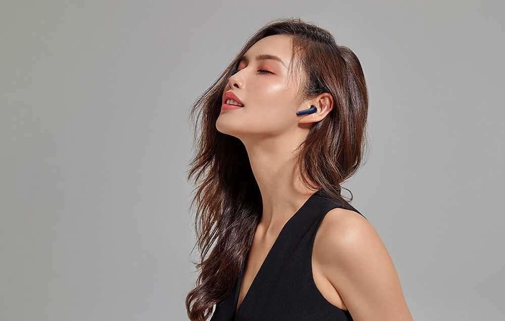 Casti wireless Mobvoi TicPods 2 Pro+ TWS (albastru marin)