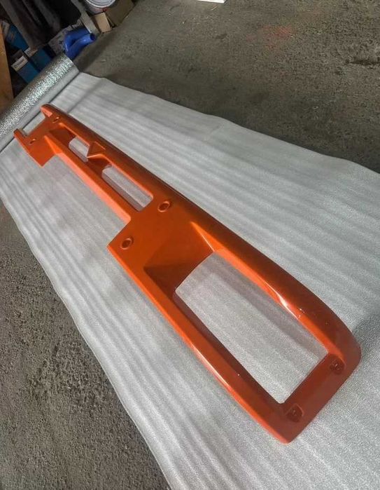 Панель фар КАМАЗ (Голая, Оранжевая) Бампер передний КамАЗ из 2 частей