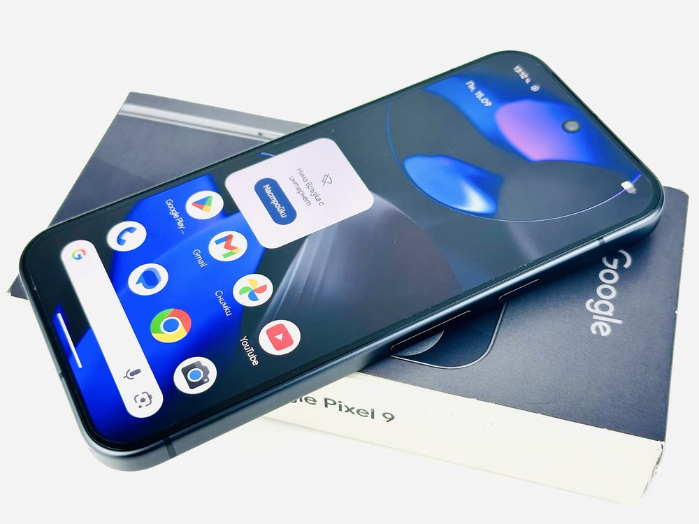 КАТО НОВ! Google Pixel 9 5G 128GB 12RAM Obsidian Гаранция!