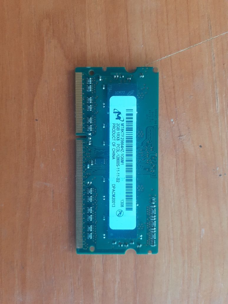 ОЗУ 2gb ddr3-ddr2 для ноутбуков.