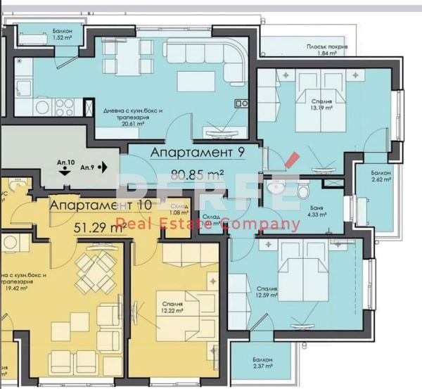 3-стаен в Бургас-Славейков площ 93 цена 176700