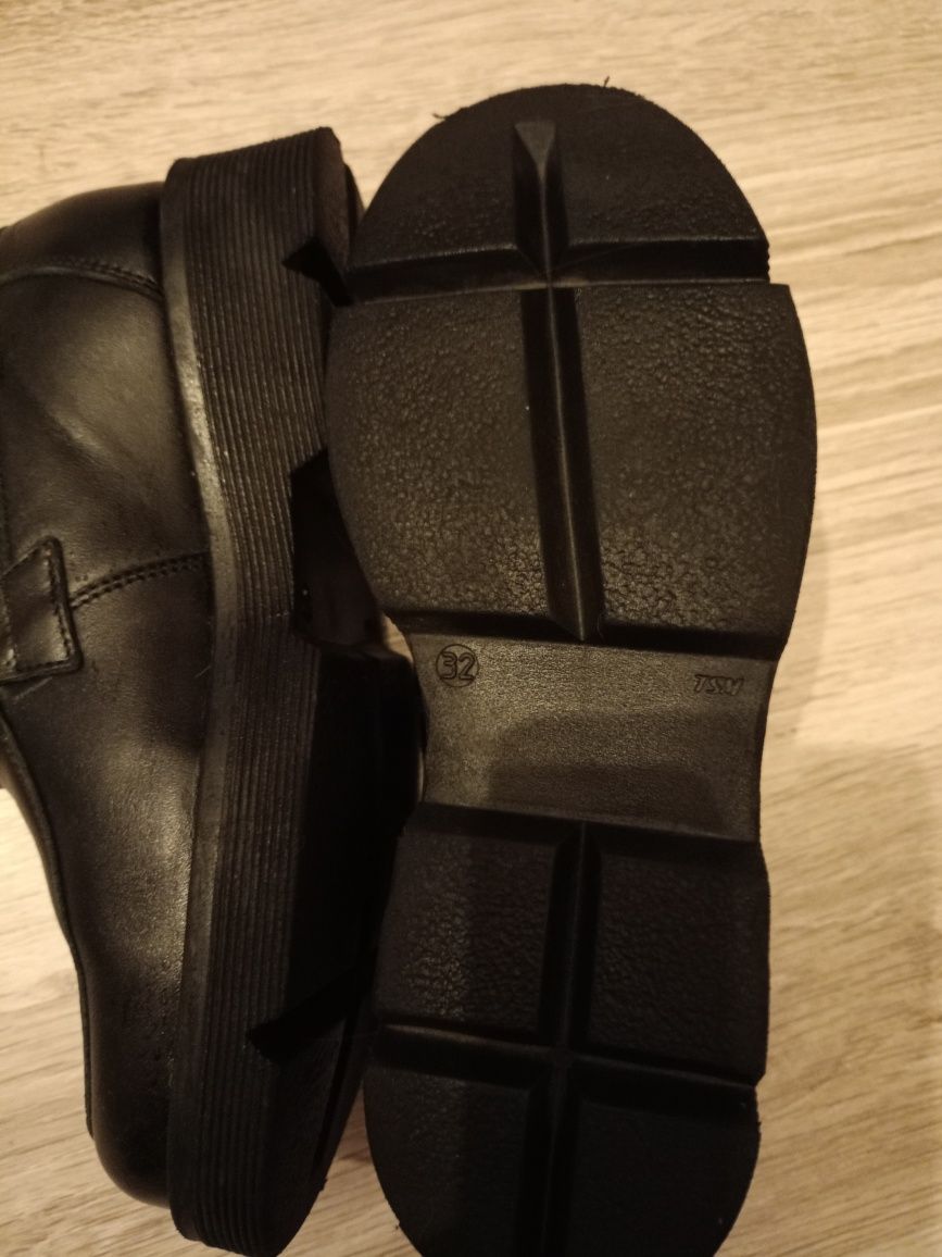 Pantofi din piele pentru fetița Marelbo