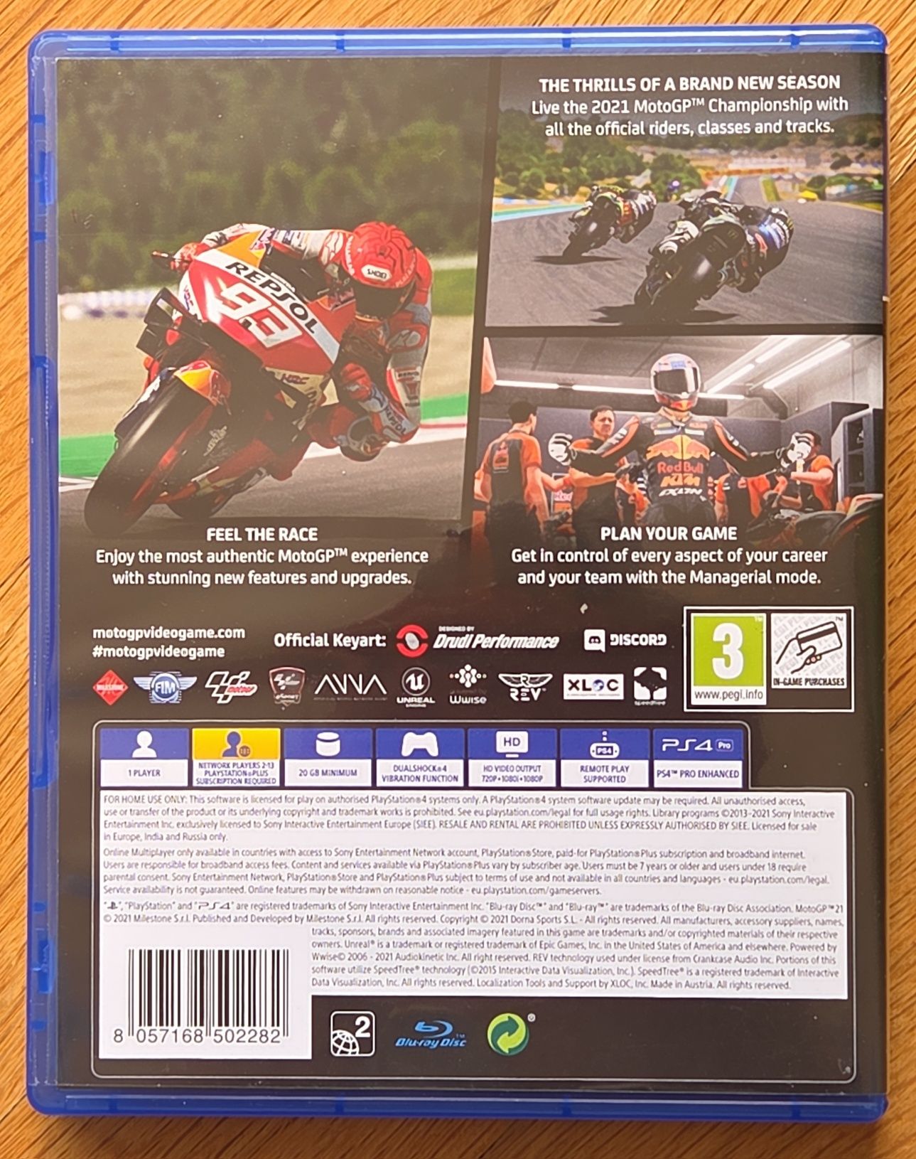 MotoGP 21 PS4 Playstation 4 Плейстейшън 5 2021 PS PS5 мотори диск игра