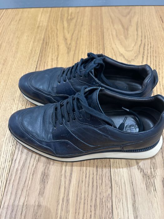 Мъжки обувки от телешка кожа Massimo dutti