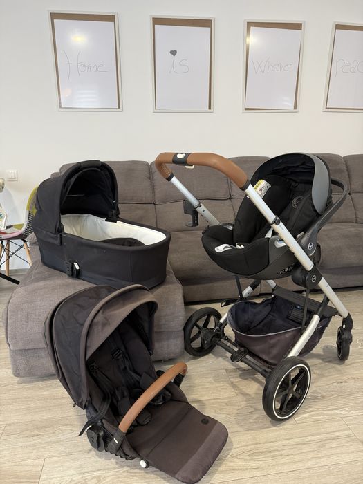 Carucior 3 in 1 Cybex Balios S Lux , landou+scoaica+sport.