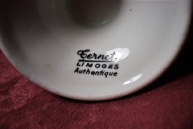 Cupa pahar Mazagran portelan Limoges, colectie, vintage