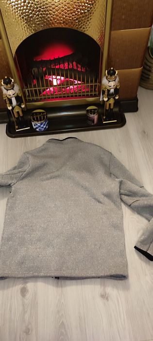 Cardigan fleece, Livergy, gri antracit, mărime XL, nou