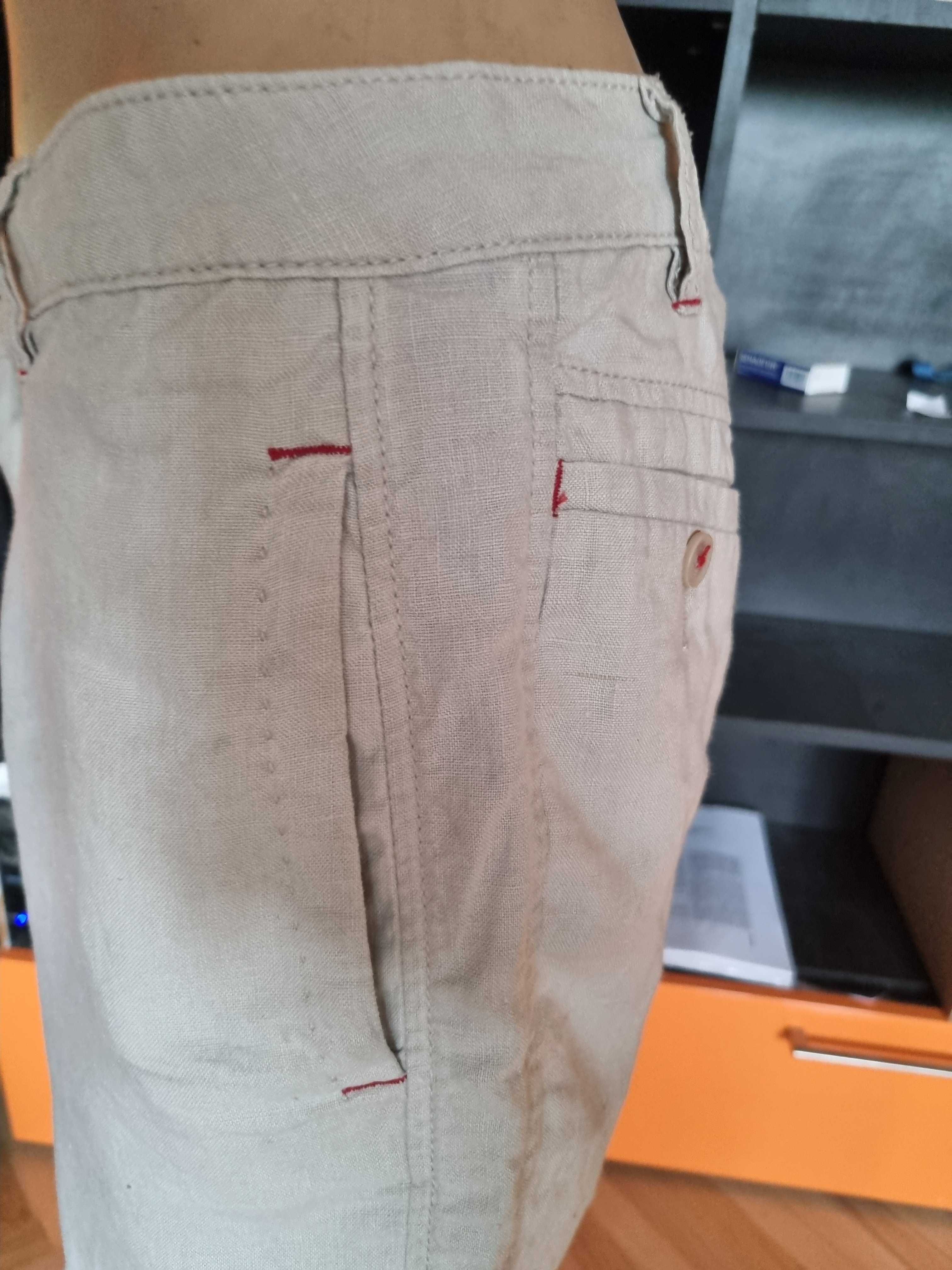Къси мъжки ленени панталони Zara ,размер 40(М)