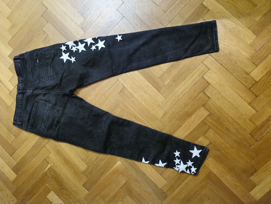 Blugi Amiri negrii cu stele albe