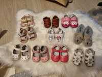 Pantofi, Sandale Primii pasi, barefout bebe, talpa flexibila,16,17,18,