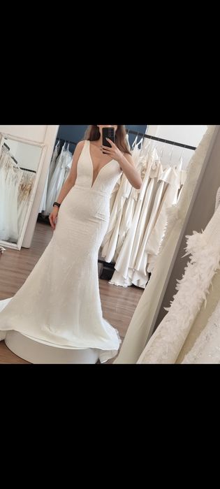 Rochie mireasa tip sirena, Marimea 40, Katy Corso