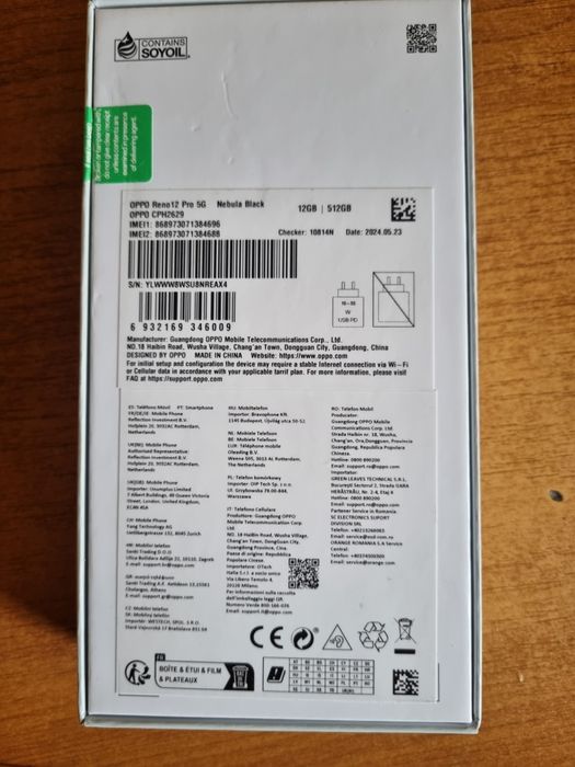 Oppo Reno 12pro 512GB