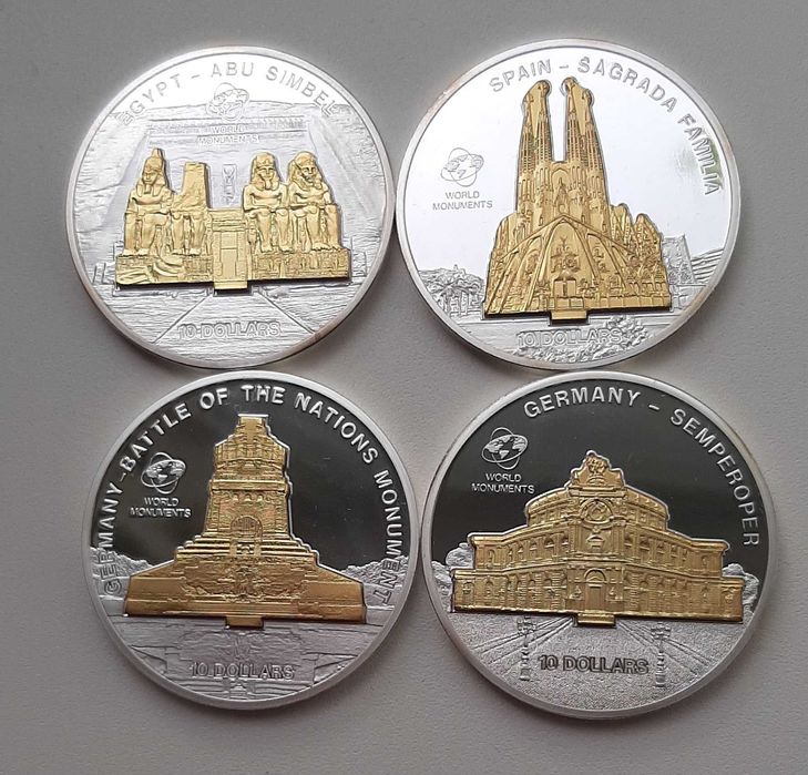 Серебряные монеты 999 пробы