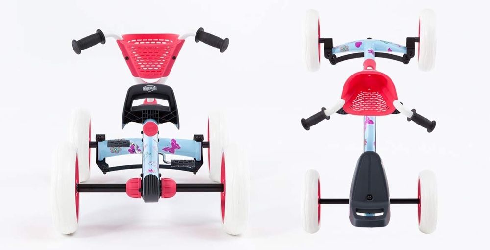 Kart cart cu pedale BERG Buzzy Bloom pentru copii. Varsta 2-5 ani