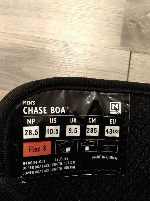 boots snowboard Nitro Chase boa