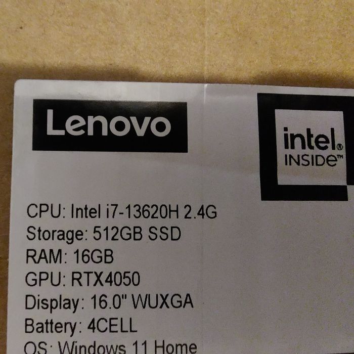 Lenovo LOQ I7 (gen13), GeForce RXT 4050 игровой ноутбук