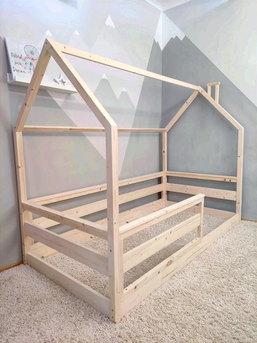 Модел: "ПЕПИ" | Детско легло къщичка в стил Монтесори